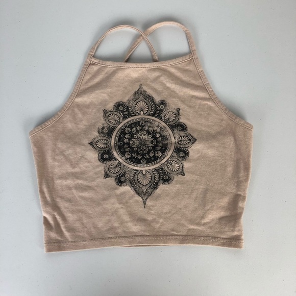 La Hearts Tops - Boho crop tank top